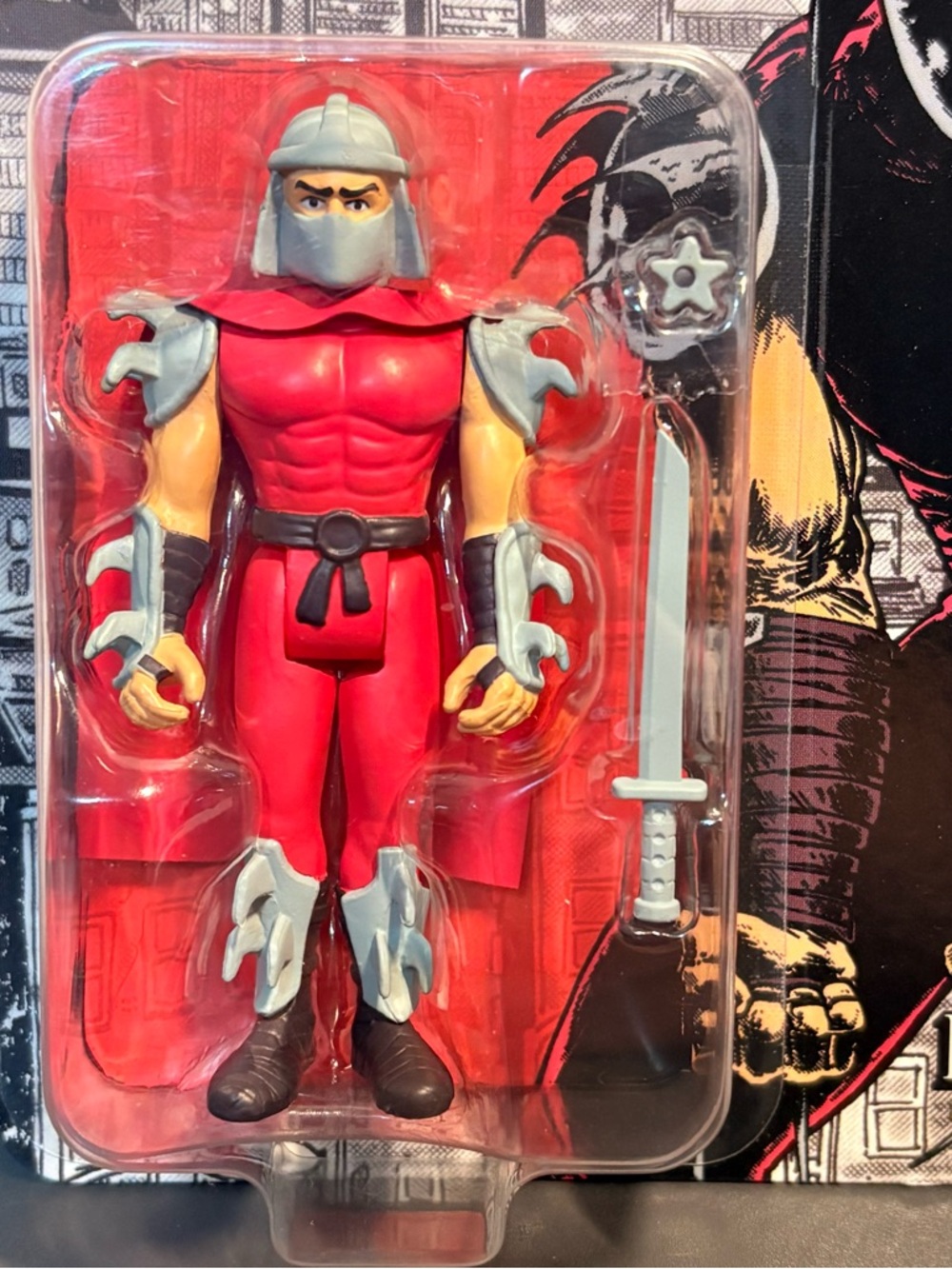 Eastman and Lairds shredder Action Figure with Silver Armor